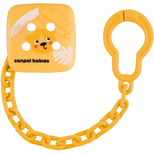 Canpol babies BabiesBoo Soothers Holder retiazka na cumlík Gepard 1 ks