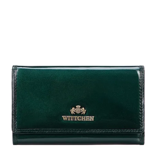 Dámska peňaženka z pravej kože s RFID zelená 14-1L-916-00