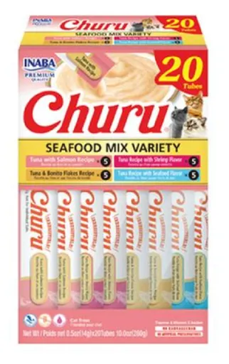Churu Cat BOX Seafood Variety 20 x 14 g