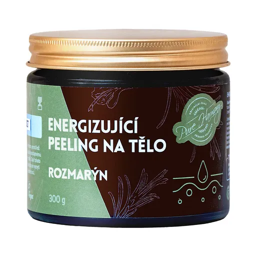 PURE HARMONY Energizujúci peeling na telo rozmarín 300 g