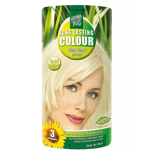 HENNA PLUS Prírodná farba na vlasy 10 Extra svetlá blond 100 ml