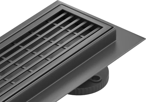 MEXEN/S - Flat M33 odtokový žľab 90, čierny 1733090-15