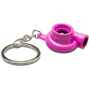 Prívesok na kľúče – turbo, ružové (KC-0025)