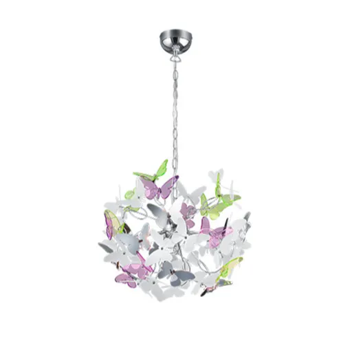 Reality Butterfly závesné osvetlenie chróm r30214017 RER30214017