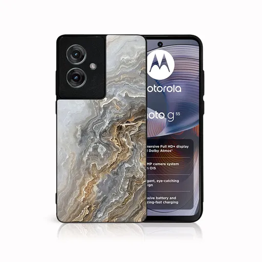 MY ART Ochranný kryt pre Motorola Moto G55 5G BEIGE (151)