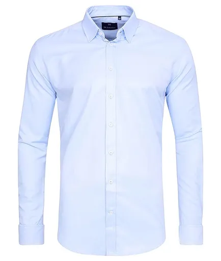 Pánska košeľa na manžetový gombík v SLIM STRIHU - SalzburgSkyBlueluxSLIM