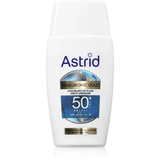 Astrid Hyaluronic Gold ochranný fluid SPF 50 50 ml