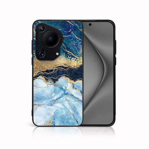 MY ART Ochranný kryt pre Huawei Pura 70 Ultra BLUE MARBLE (141)