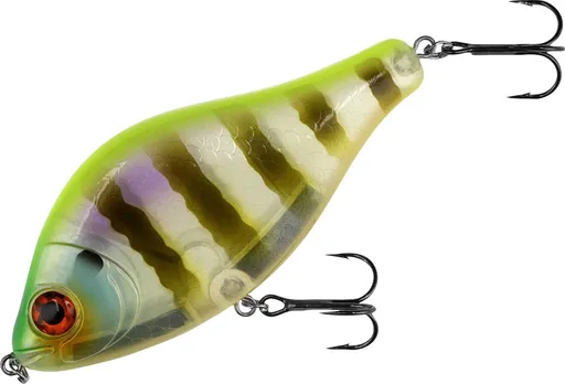Mikado wobler mft jerk sinking chartreuse bluegill - 10 cm 51 g