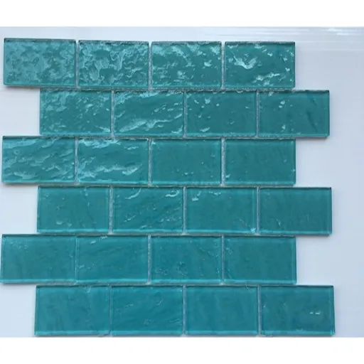 Sklenená mozaika Premium Mosaic tyrkysová 30x30 cm lesk MOS4872TU