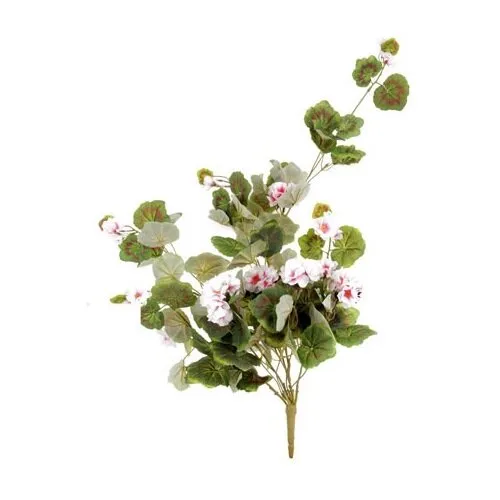 Umelá kvetina Muškát biela, 35 x 20 x 90 cm