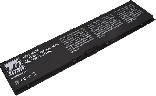 Batéria T6 Power Dell Latitude E7440, Latitude E7450, 5800mAh, 43Wh, 4cell, Li-pol
