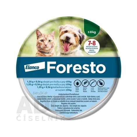 Foresto 1,25 g + 0,56 g obojok