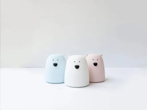 Rabbit & Friends Dotyková prenosná lampička medvedík | Biela