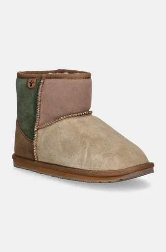 Detské semišové snehule Emu Australia Wallaby Mini Patchwork