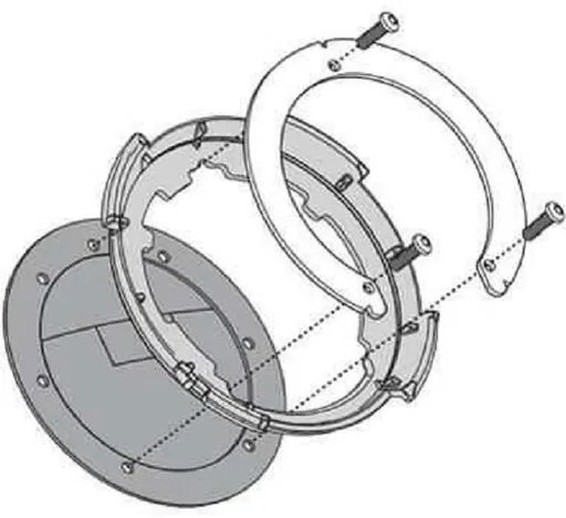 KAPPA redukcia pre tanklock pre motocykle Honda (BF20K)