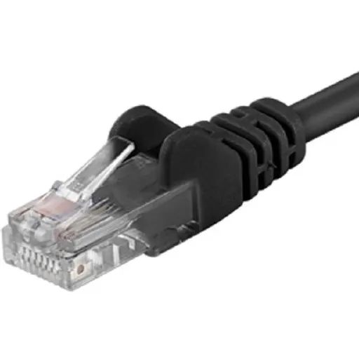 PremiumCord Patch kábel UTP RJ45-RJ45 CAT6 7m čierna