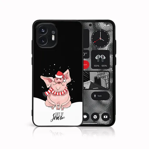 MY ART Kryt s vianočným dizajnom Nothing Phone 2 LET IT SNOW (075)