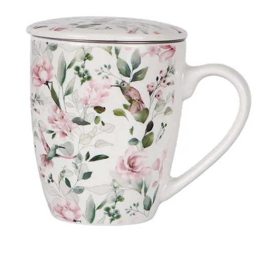 VERONI - Hrnček s čajítkom 360ml Grande