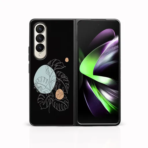 MY ART Ochranný kryt pre Samsung Galaxy Z Fold4 5G MONSTERA (194)