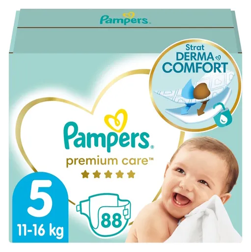 PAMPERS Premium Care 5 JUNIOR 11-18 kg 88 kusov