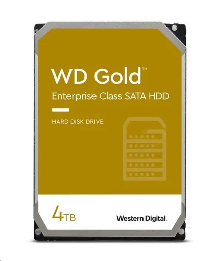 WD GOLD WD4004FRYZ 4TB SATA/6Gb/s 256MB cache 7200 ot., CMR, Enterprise