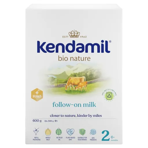 KENDAMIL 2 Nature HMO+ pokračovacie dojčenské mlieko BIO 600 g