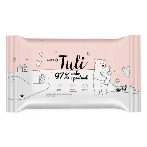 LUBA Tuli detské vlhčené obrúsky s 97% vody a panthenolom 60 ks