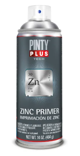 PINTY PLUS TECH - Zinkový základ v spreji 400 ml strieborný
