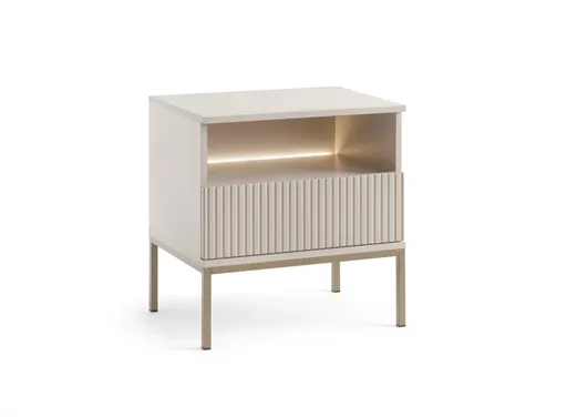 ArtPS Nočný stolík INTENSO S54 | cashmere