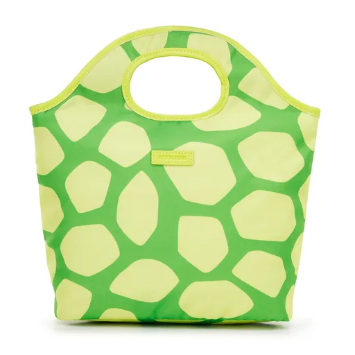 Obedová taška zelená a žltá 56-3-019-X05