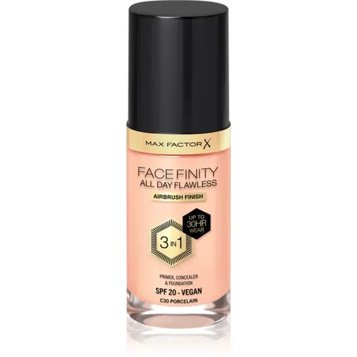 Max Factor Facefinity All Day Flawless dlhotrvajúci make-up SPF 20 odtieň 30 Porcelain 30 ml