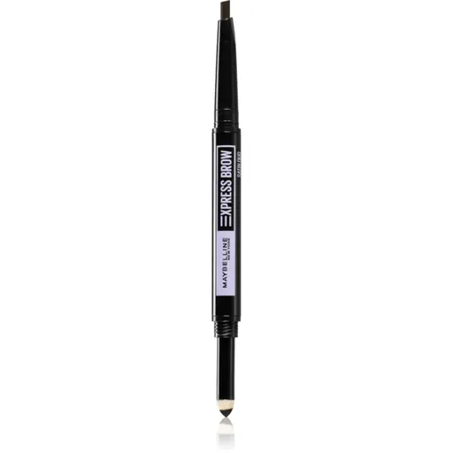 MAYBELLINE NEW YORK Express Brow Satin Duo ceruzka a púder na obočie duo odtieň 04 - Dark Brown