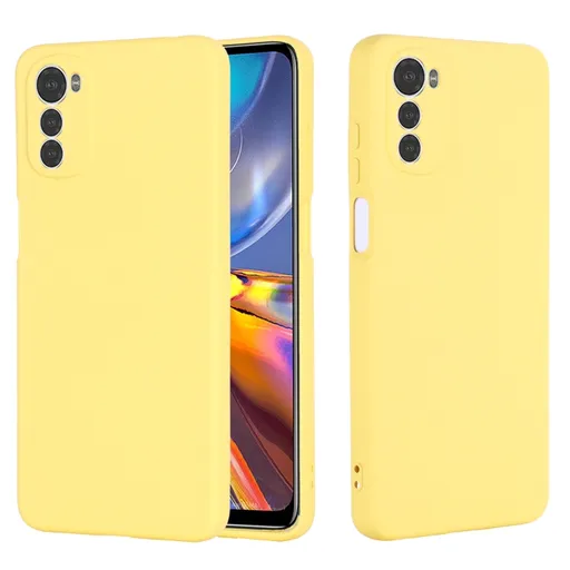 RUBBER Ochranný kryt Motorola Moto E32 / E32s žltý