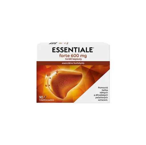 ESSENTIALE Forte 600 mg 90 tvrdých kapsúl