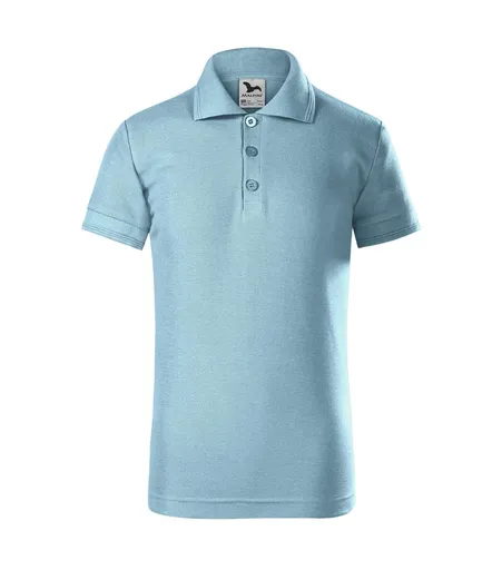 MALFINI Detská polokošeľa Pique Polo - Nebesky modrá | 122 cm (6 rokov)