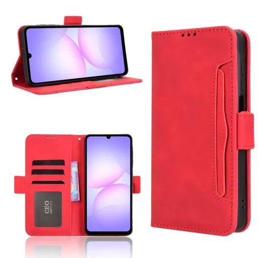 SLOT Peňaženkový obal pre Samsung Galaxy A07 červený