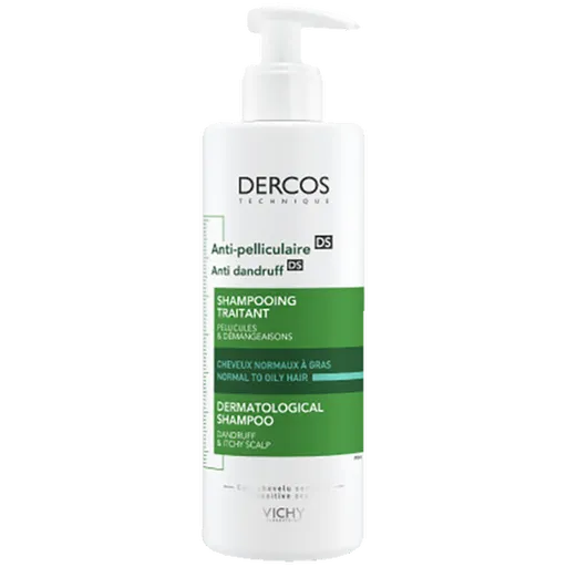 VICHY Dercos ANTI-PELLICULAIRE šampón na mastné lupiny 390ml