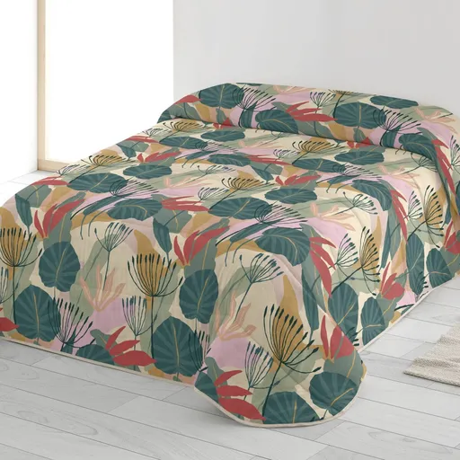 Prikrývka z mikrovlákna s rastlinnou potlačou, 200g/m2