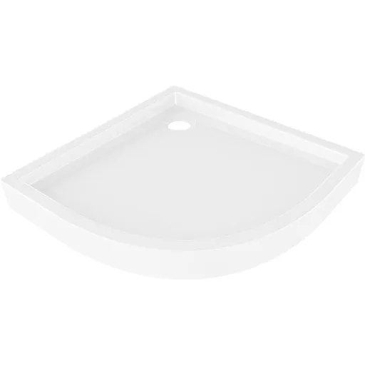 MEXEN - Flow+ Sprchová vanička štvrťkruh 90 x 90, biela lesk 46Q109090H