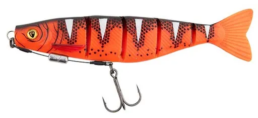 Fox rage gumová nástraha pro shad jointed loaded uv red wake - 14 cm
