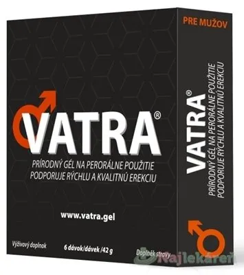 Vatra rýchla, kvalitná a predĺžená erekcia 6 x 7g