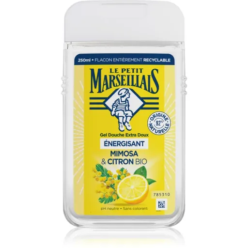 Le Petit Marseillais Mimosa & Organic Lemon jemný sprchový gel 250 ml