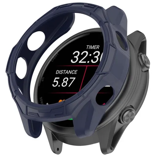 TPU HALF COVER Kryt pre Garmin Forerunner 570 47mm modrý