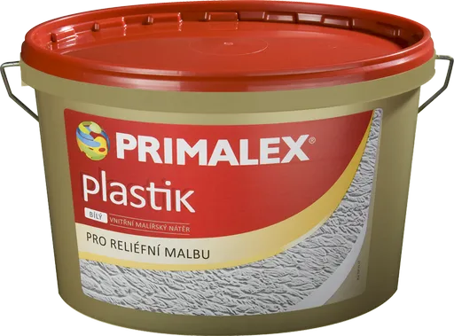 Primalex Plastik - interiérová reliéfna farba biela 15 kg