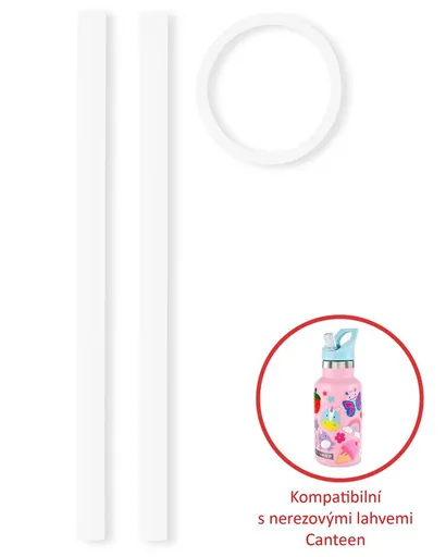 SKIP HOP Slamky náhradné na fľašu nerezovú 2ks