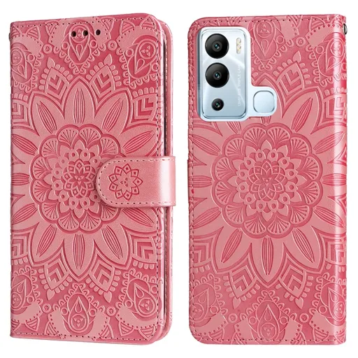 ART MANDALA Peňaženkové puzdro Infinix Hot 12i ružové