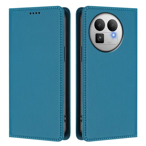 MAGNETIC Zaklápací kryt pre Realme GT 8 Pro svetlomodrý