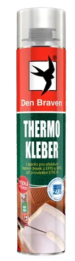 THERMO KLEBER - Pištoľové nízkoexpanzné polyuretánové lepidlo (žltá, 0,75 L)