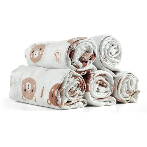 Polášek Látkové plienky 5 kusov: Medvedík a šípy